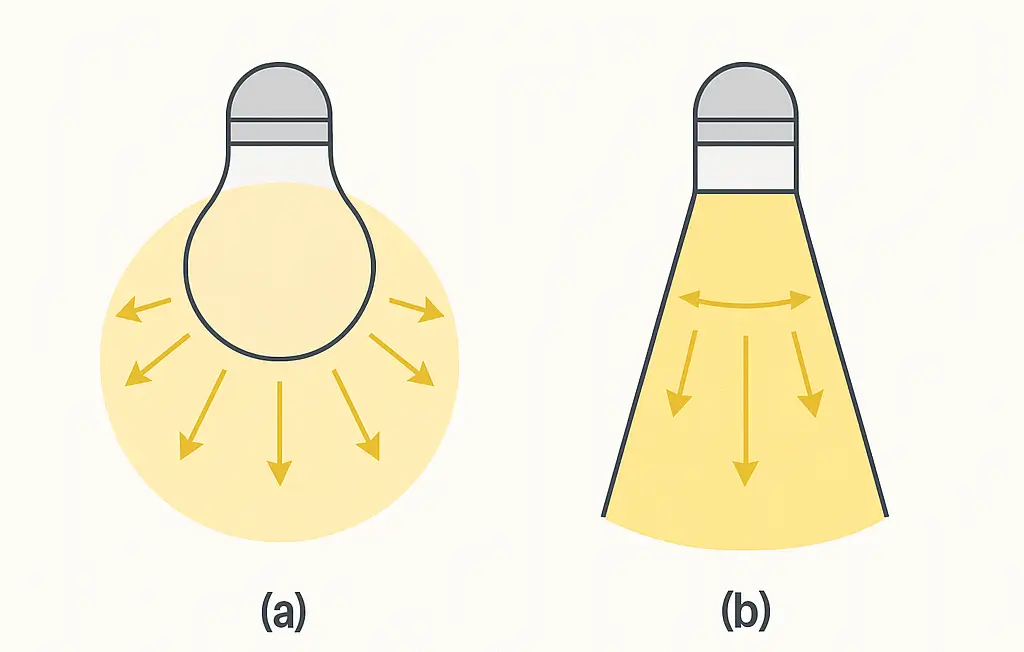 Quang thông – thông số kỹ thuật của đèn LED cho biết độ sáng của nguồn sáng.
