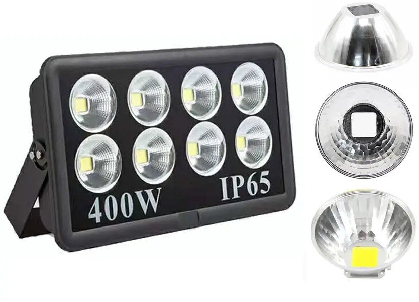 Đèn chiếu sáng sân tennis sử dụng chip LED COB cho hiệu suất chiếu sáng cao