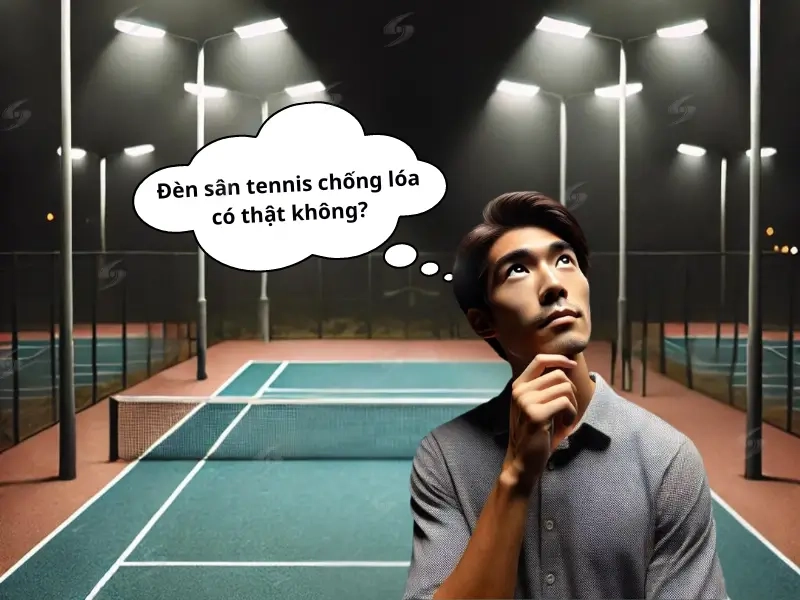 Đèn sân tennis chống lóa có thật sự hiệu quả?