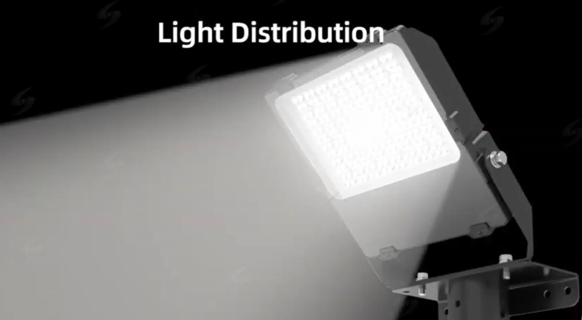 Cấu tạo bộ đèn sân tennis chống lóa gồm bộ nguồn, vỏ đèn và thấu kính quang học.