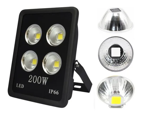 đèn chiếu sáng sân bóng đá mini bộ LED chip COB 200W–300W ghép module